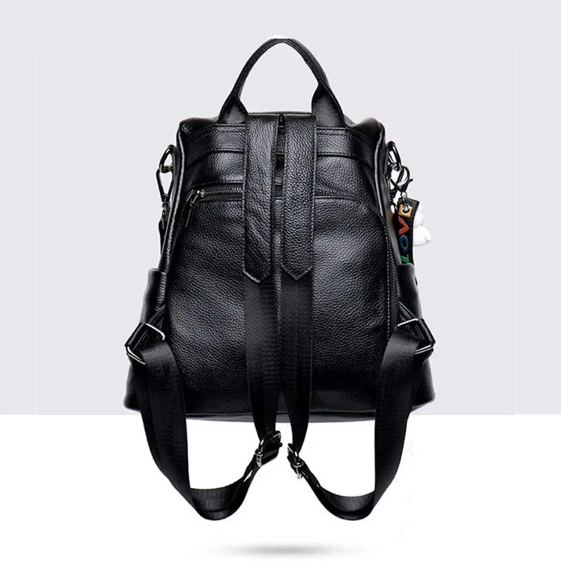 xmessun nouveau sac à dos en cuir souple pour femmes, sac de voyage de grande capacité à double épaule de haute qualité pour femmes