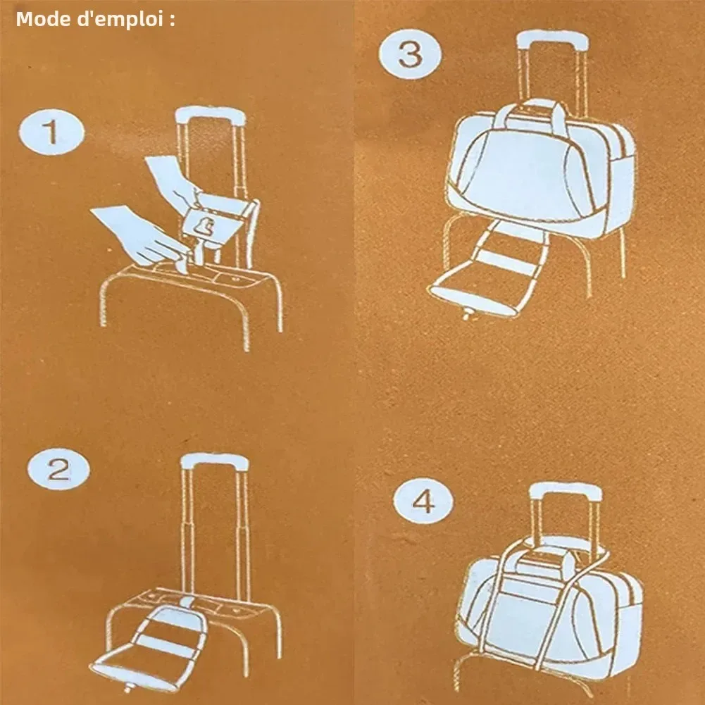 sangle de fixation multifonctionnelle en nylon noir pour bagages et sacs à dos, cordon extensible pour une fixation sécurisée des sacs