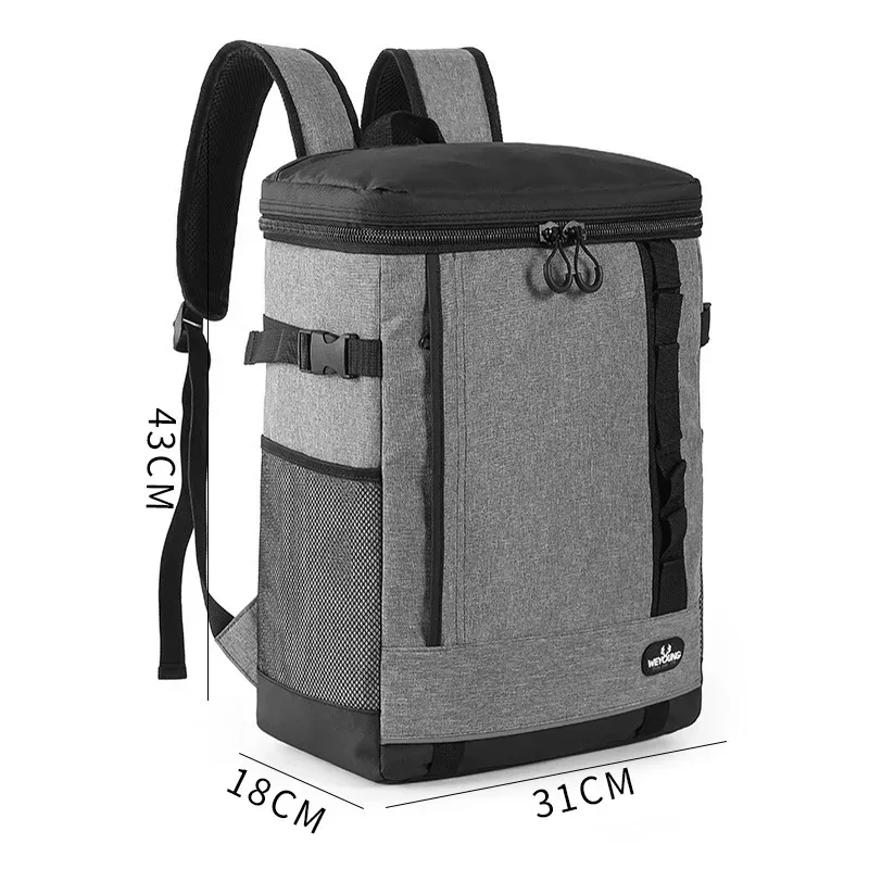 sac à dos isotherme en tissu oxford, sac isotherme résistant aux fuites, sac à dos thermique pour pique-nique en plein air