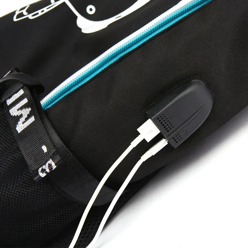 undertale game sac à dos sans rucksack, sac à dos avec port usb fashion, serrure, sauna, téléphone, ordinateur portable de voyage, sac d'école pour étudiants, cadeau