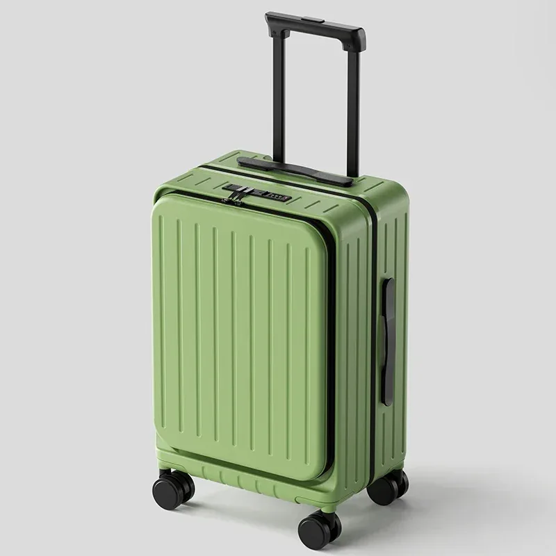 nouvelle valise ouverte avant cabane boîtier de chariot 20/24/26 pouces cadre de haute qualité valise de grande capacité étui de voyage pour hommes et femmes