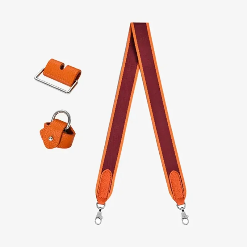 élargissement toile tissé large bandoulière sac fourre-tout ceinture sac à bandoulière sangle pour h boîte à déjeuner toile sac à main accessoires