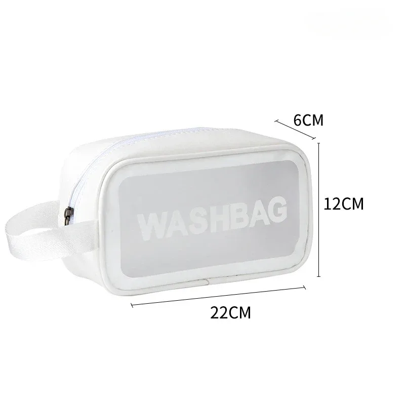 sac de rangement de voyage en pu pour femme, trousse à cosmétiques, trousse de maquillage, trousse de toilette étanche, étuis à cosmétiques transparents