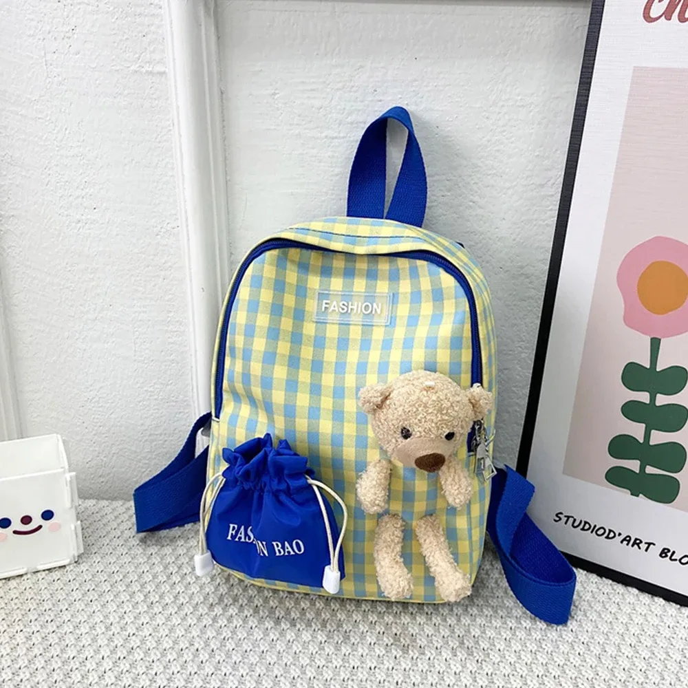 sac à dos brodé personnalisé pour enfants, sac de princesse mignon avec nom, cadeau little bear, été, nouveau