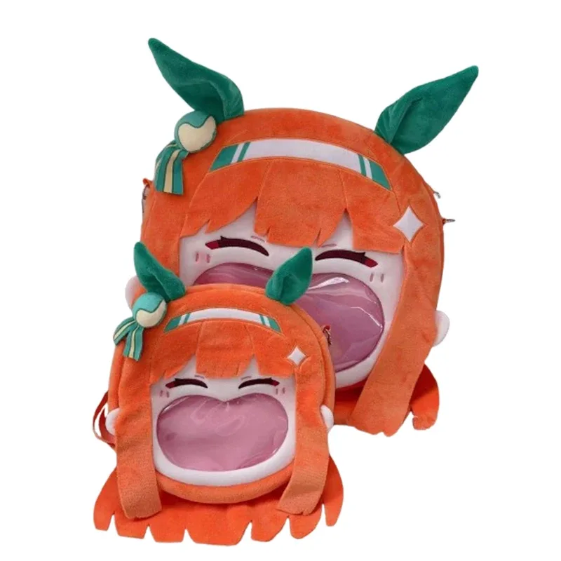 itabag uma musume joli derby silence suzuka sac à dos sac en peluche unisexe sac à bandoulière cosplay étudiant sac à dos sac cadeau d'anniversaire