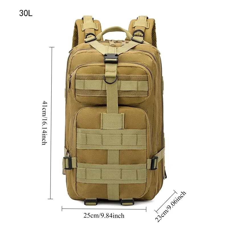 sac à dos de travail et militaire 3 fois plus résistant |   résistant et robuste |   kit de survie molle 3 jours avec petite boucle de sécurité