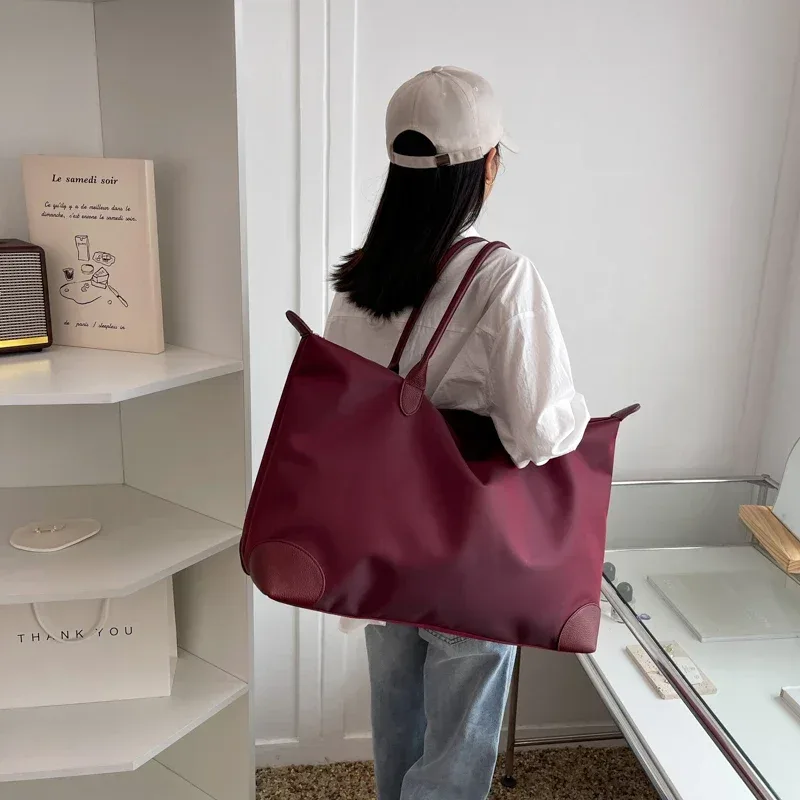 sac à main oxford grill pour femme, fourre-tout de marque, sac de voyage de week-end, grande capacité, étanche, haute qualité
