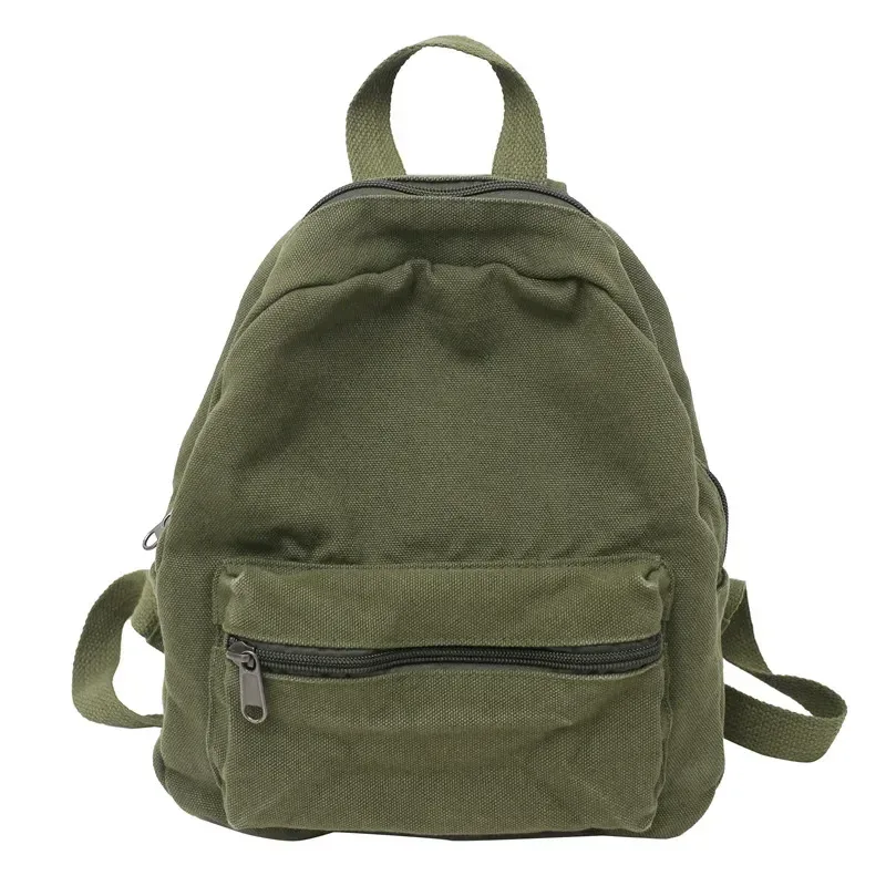 petit sac à dos vintage en toile, simple, unisexe, pour femmes et hommes, pour adolescentes, jeunes dames, couleur unie, mini, nouvelle collection 2022