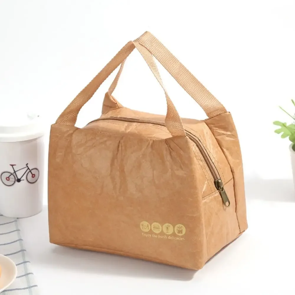 organisateur de petit déjeuner, glacière étanche, boîte à déjeuner, sac à déjeuner étanche, sacs à main alimentaires, sacs en papier kraft, fourre-tout en toile