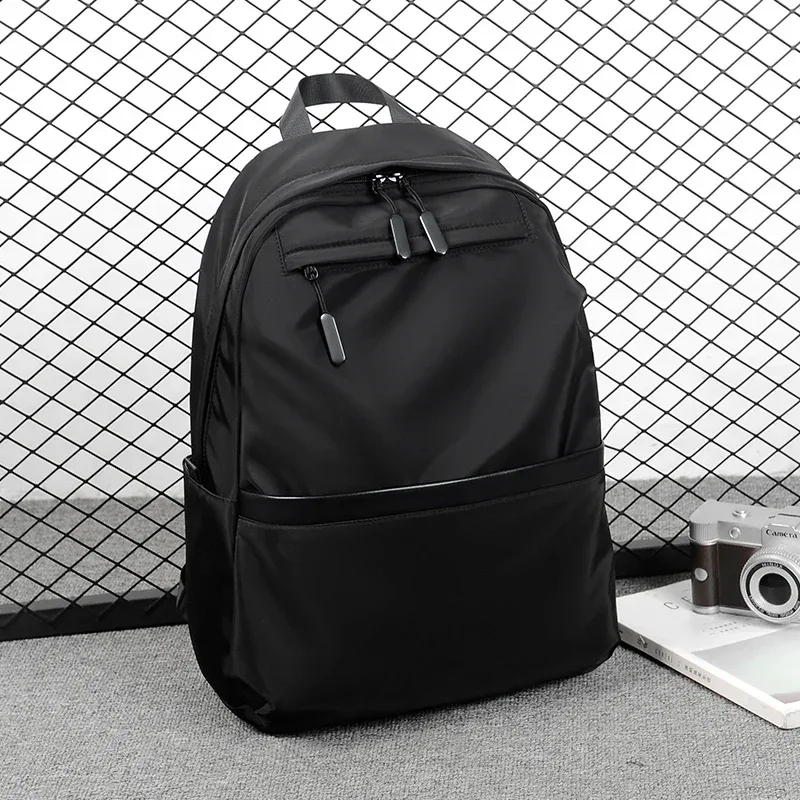 sac à dos léger pour hommes, couleur unie, simple, grande capacité, sport, voyage, déplacements, ordinateur portable