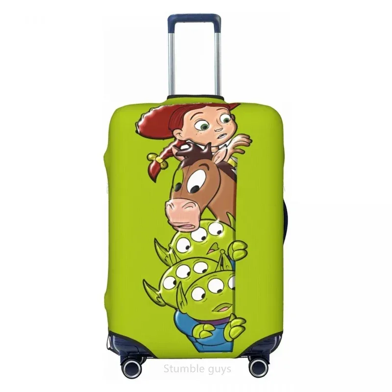 Housse de protection épaisse et élastique pour bagages, design ludique, pour bagages de 18 à 32 pouces, anti-poussière, lavable, anti-rayures, housse de valise de voyage