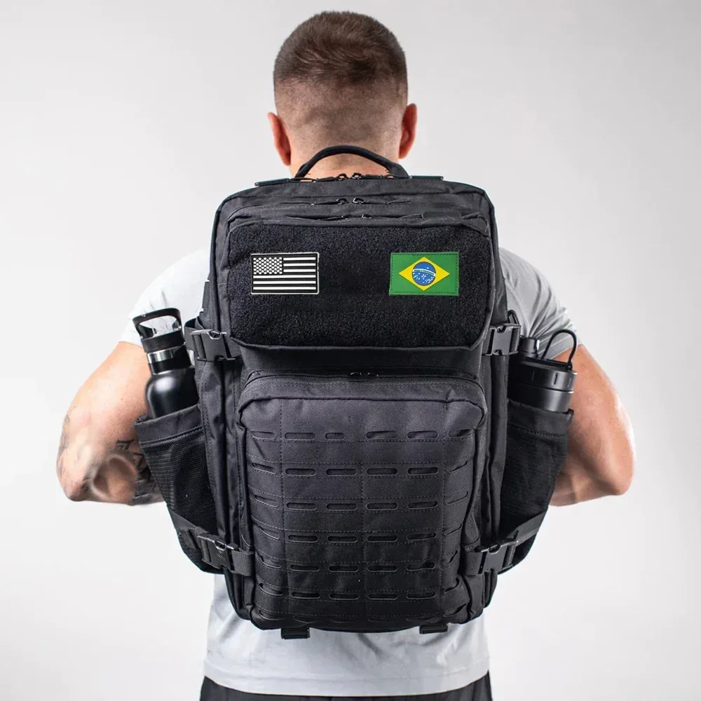 25L/50L sac à dos tactique sac chasse MOLLE sac à dos GYM pour hommes EDC randonnée en plein air sac à dos sorcière 2 porte-bouteilles