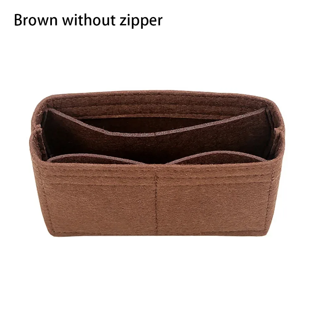 longchamp-mini sac de rangement multi-poches, doublure de sac à main en feutre, sac à main inséré, 1pc