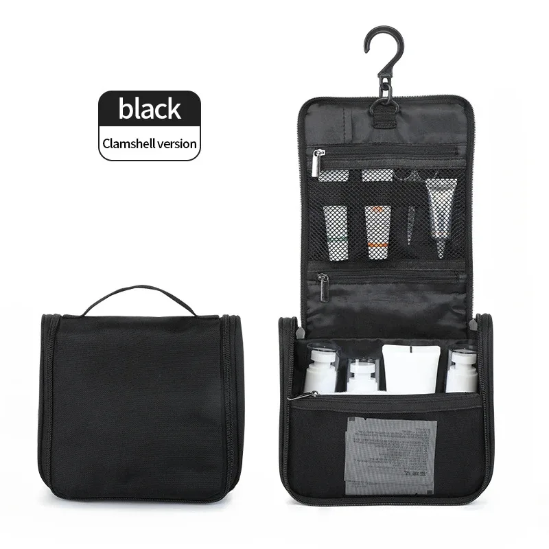 sacs de toilette de voyage multifonctions suspendus pour hommes, poches portables, résistant à l'eau, kit de rasage portable, sacs de rangement de maquillage