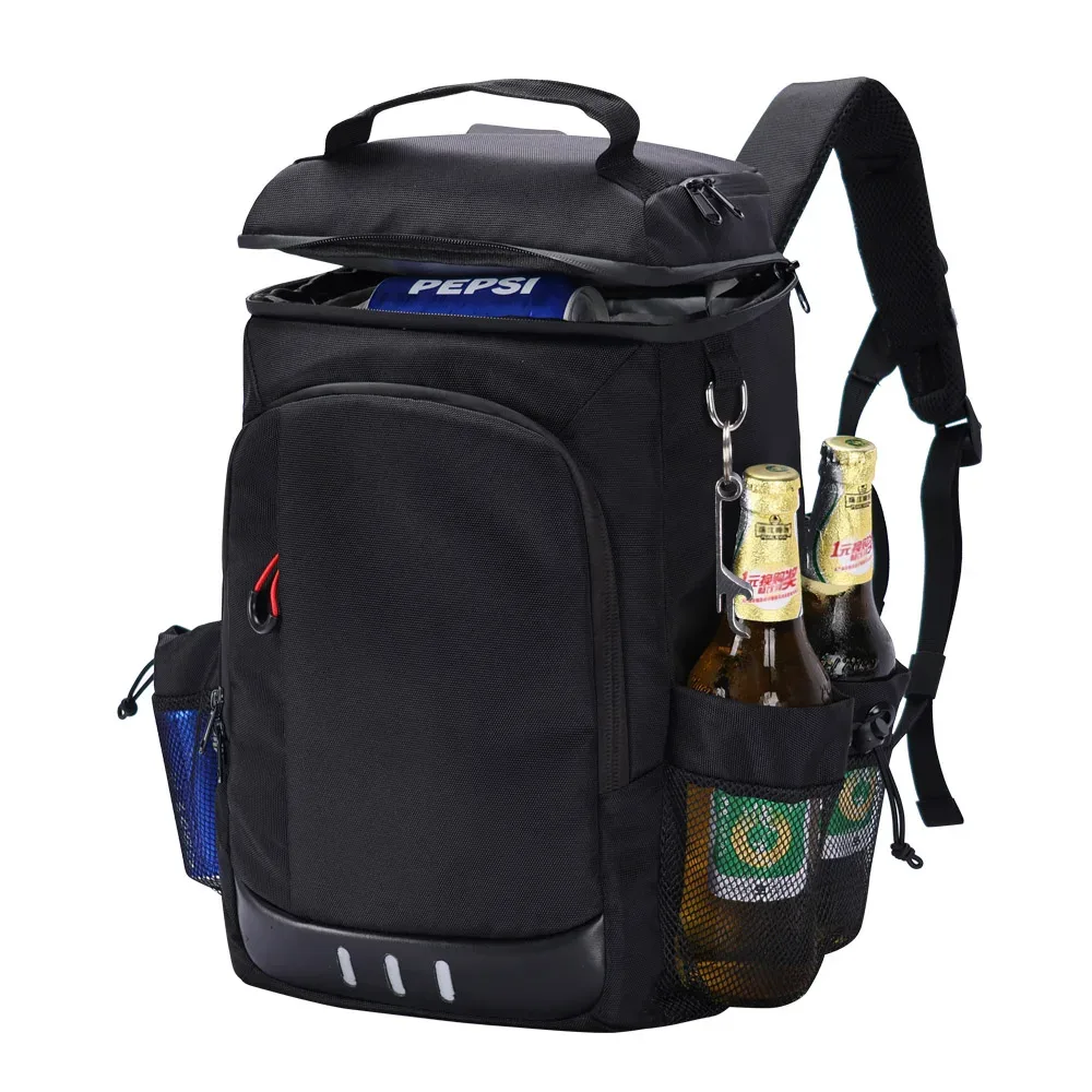 Nouveau sac isotherme de pique-nique grande capacité, sac à dos thermique pour camping et randonnée avec ouvre-bouteille, sac à lunch isotherme étanche