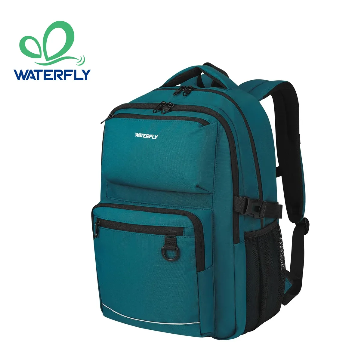 waterfly 15,6" sac à dos pour ordinateur portable anti-vol résistant à l'eau tsa friendly sac d'école de voyage pour femmes et hommes