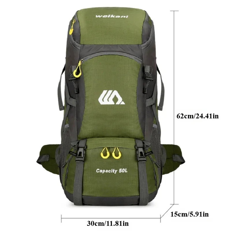 2025 nouveau sac à dos de sports de plein air sac d'alpinisme grande capacité 50l hommes et femmes randonnée c