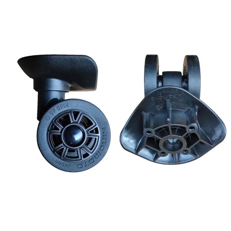 ensemble de roulettes pivotantes silencieuses pour bagages, modèle bt2-hk hinomoto japan, roues universelles pour valises de voyage, pièces détachées