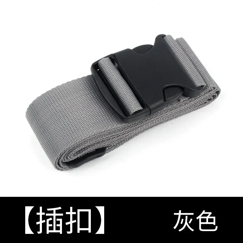 sangles de bagage droites pour valise, ceinture de bagage en polyester avec boucle de déverrouillage réglable, accessoire de voyage 