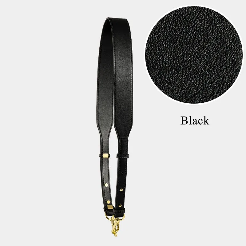 103-113 cm réglable en cuir véritable épaule sac à bandoulière sangle remplacement sac à main ceinture femmes sac à main bricolage sacs accessoire personnalisé