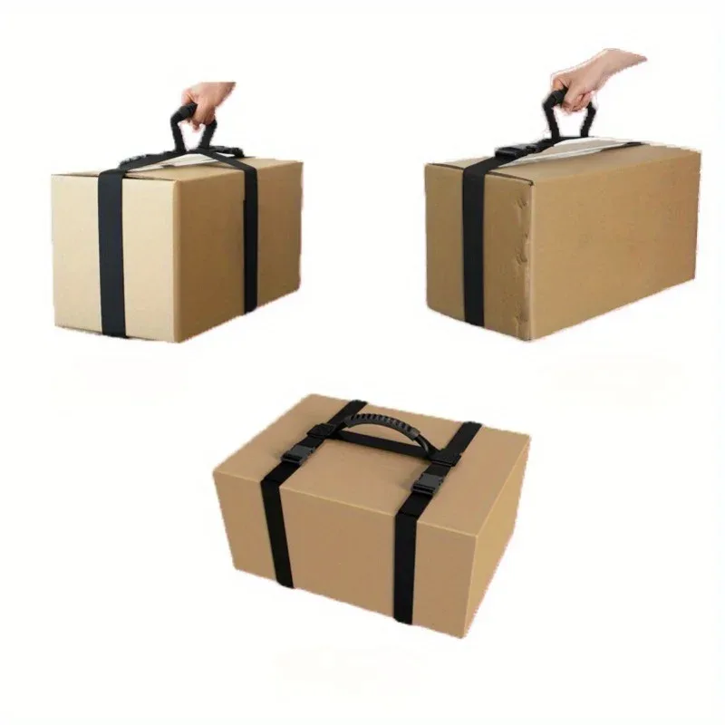 sangle de bagage réglable robuste avec poignée - sangle de déménagement et d'emballage antidérapante, sangle de transport adaptée aux voyages, au transport et à l'emballage