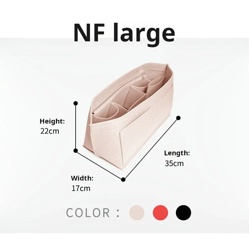insert organisateur de sac à main pour sacs à main, organisateur de sac en feutre pour fourre-tout et sac à main, insert organisateur de sac fourre-tout, pour lv neverfull