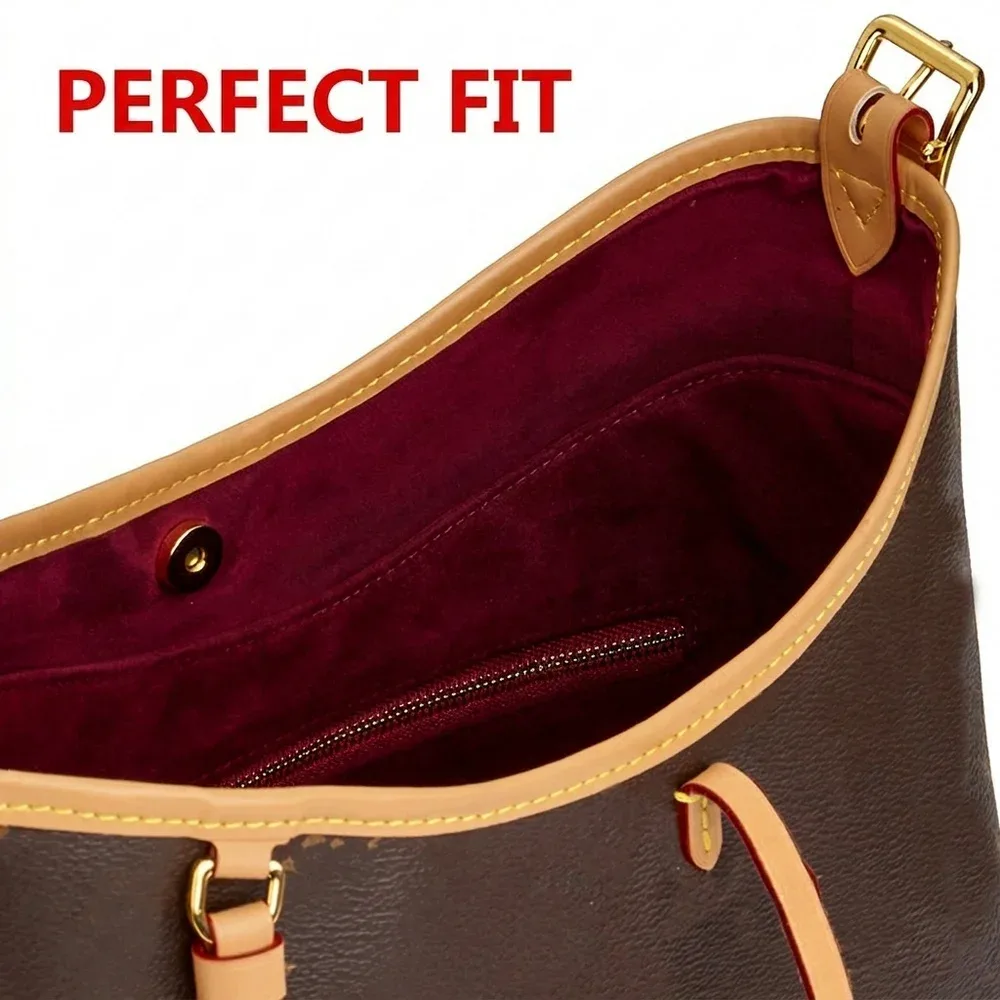 insert de sac de haute qualité pour lv carryall mm pm, organisateur en velours, support de rangement, accessoires de sac anti-déformation