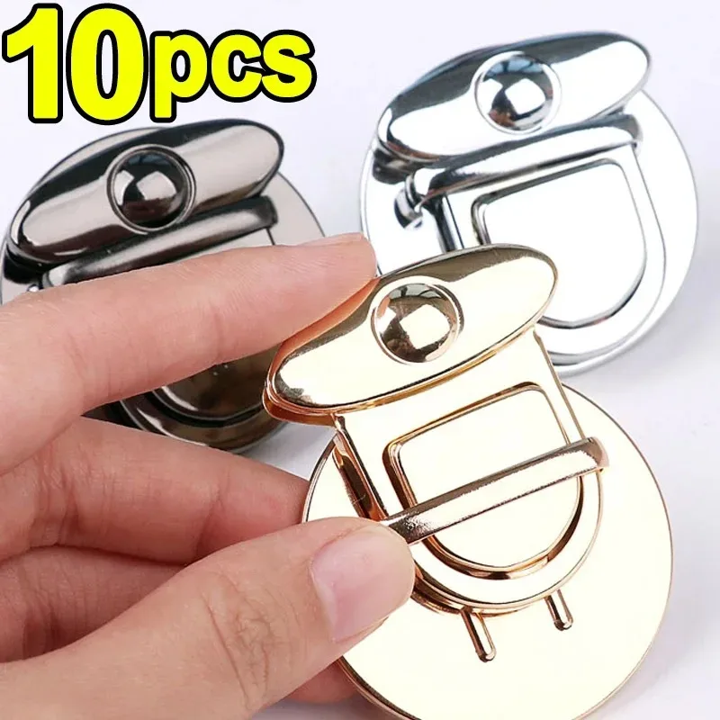 5/10 pièces fermoirs métalliques pour sacs, boucles de fermeture pour sacs à main, accessoires de quincaillerie pour bricolage, fermetures à pression pour sacs fourre-tout