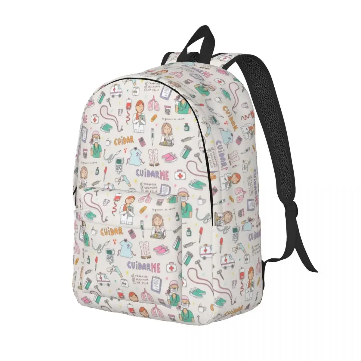 sac à dos léger pour infirmière et médecin, sac à dos cool pour lycée, sac à dos pour ordinateur portable, sac lancé, 1 sac à dos
