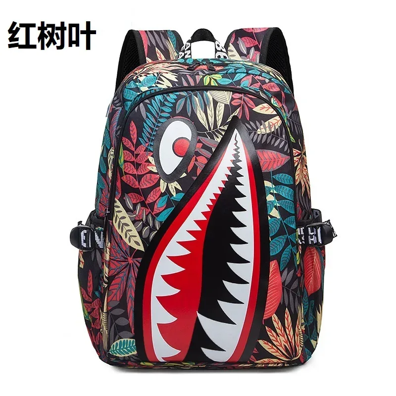 sacs à dos impressions de bouche de décodage cool, sacoches d'université solomon pour garçons, cartables unisexes, sacs imperméables pour étudiants, sacs de grande capacité