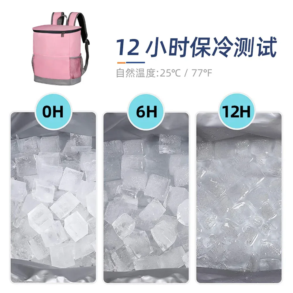 sac à dos isotherme étanche pour 20 canettes, sac à dos léger pour bière, sac isotherme imperméable pour les voyages, le camping, la plage, le déjeuner