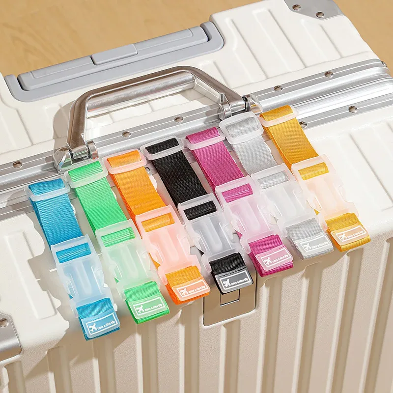 sangles de bagages réglables en nylon, 1 à 5 pièces, accessoires de bagages, sangles à boucle suspendues, sangles de sac de valise, crochets de verrouillage de ceinture, voyage