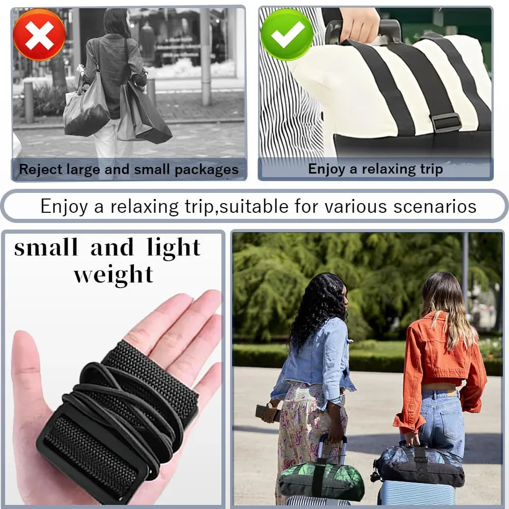 sangle élastique polyvalente pour bagages, sangle de connexion réglable et réutilisable pour valises de voyage, sangle élastique de fixation pour bagages