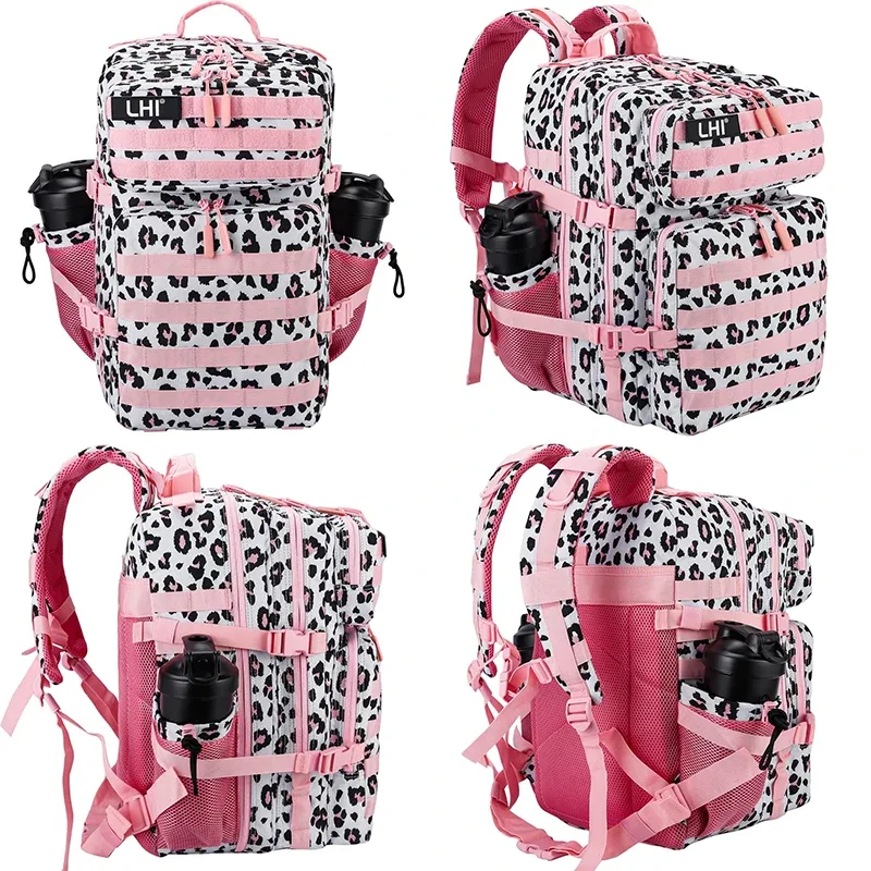 sacs à dos tactiques d'extérieur 45l, sac de sport d'athlète de grande capacité pour fitness, sport, entraînement, randonnée, avec porte-bouteille