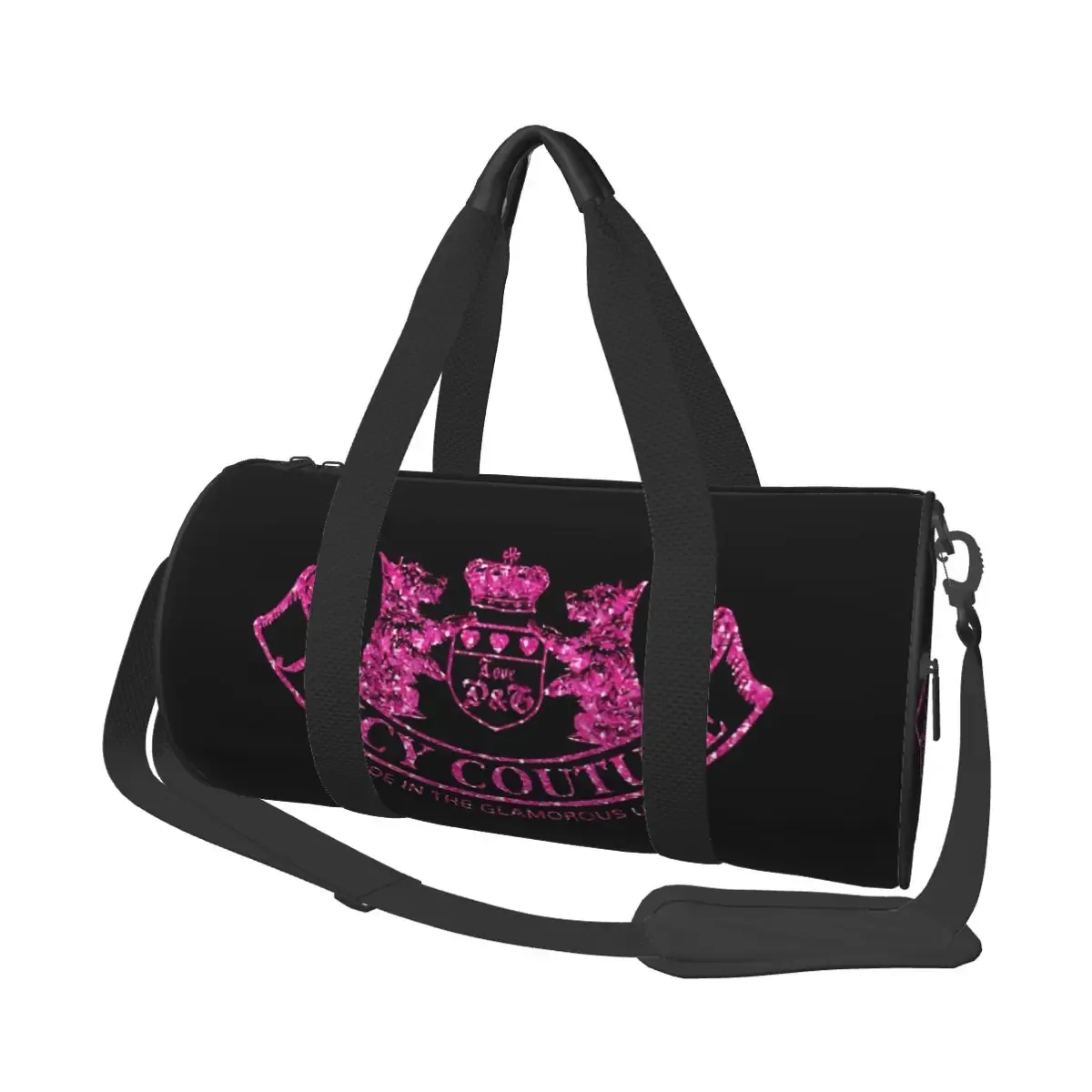 sac de voyage rond de grande capacité j-juicy-c-couture, sac de voyage à main, sac de rangement léger