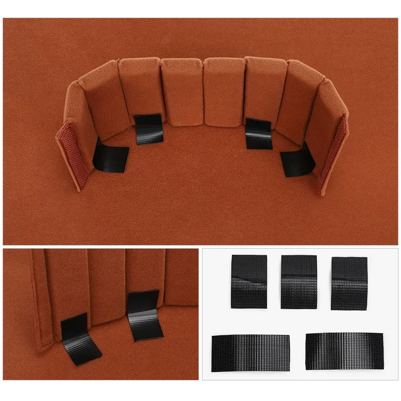 kit de séparateurs rembourrés pour sac d'appareil photo reflex numérique, inserts de protection, coussinets épais, panneaux de séparation pour sac de rangement d'appareil photo