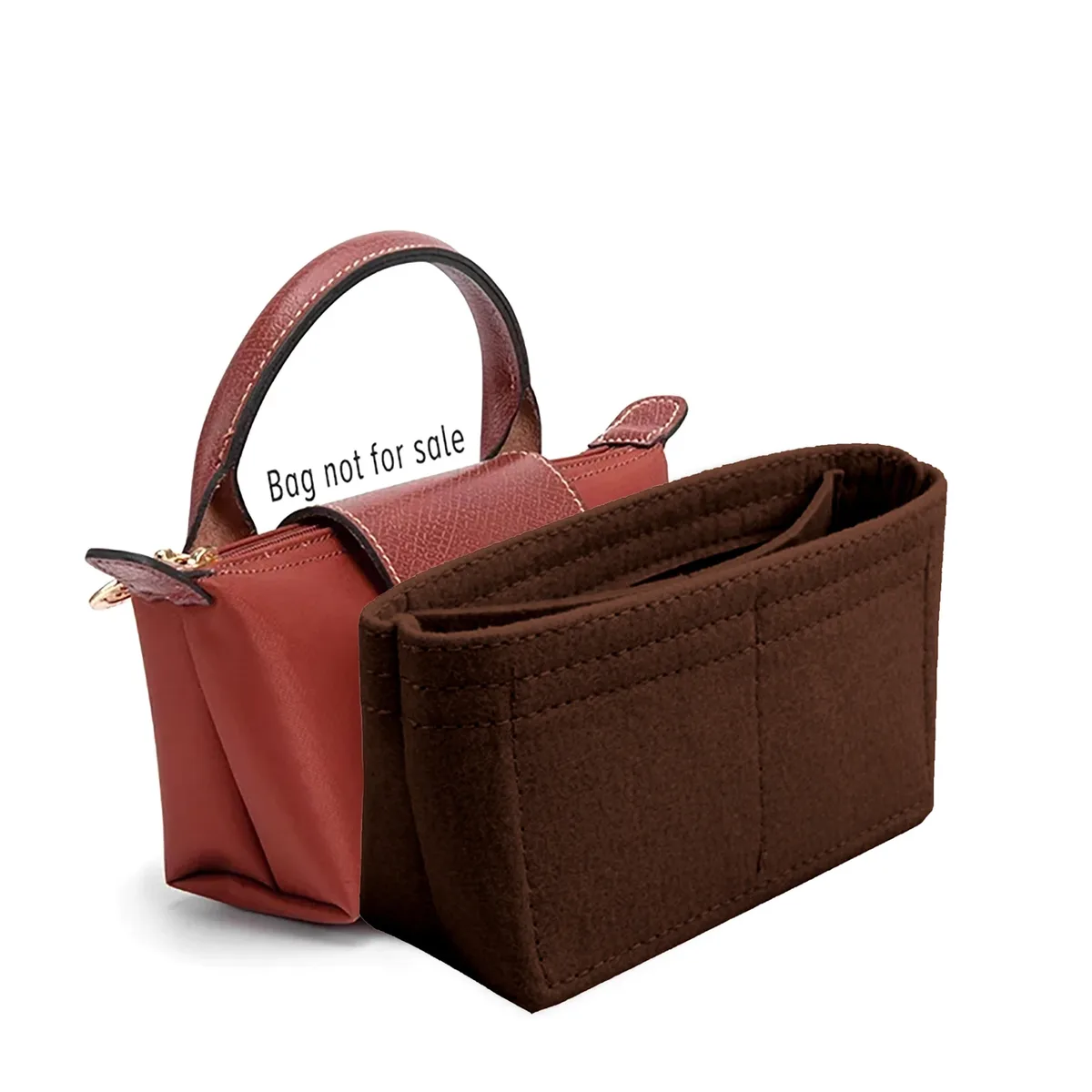 organisateur de sac pour longchamp, mini sac de rangement, sac de doublure, sac à main en feutre, sac de doublure