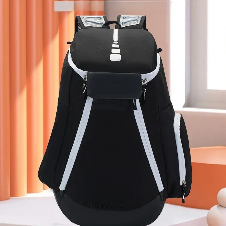 sac à dos d'entraînement pour badminton, sac de sport, sac à dos d'étudiant à double épaule avec coussin d'air pour activités de plein air, en tissu oxford durable, 20l