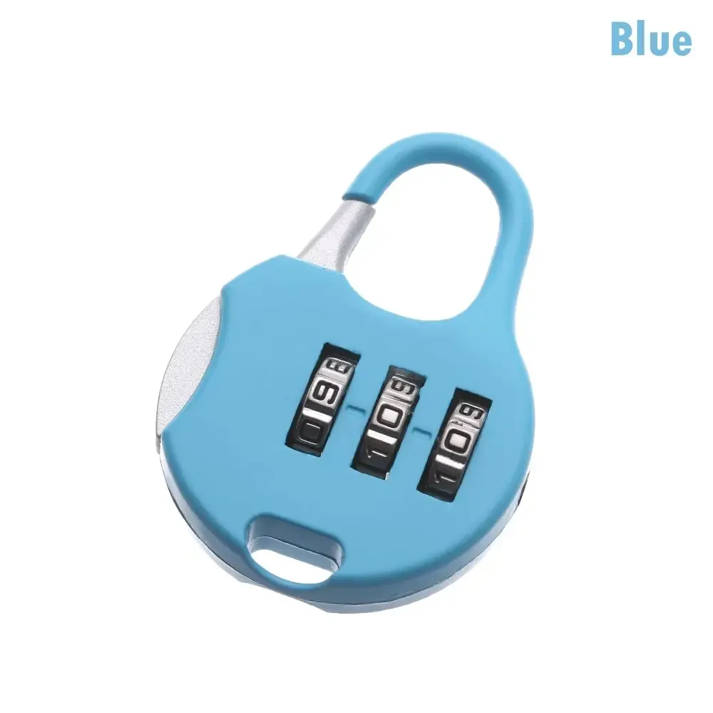 mini cadenas à 3 chiffres en métal, serrure à mot de passe blocode, valise de voyage, protecteur de journal, outil de sécurité, étui de psych, fourniture
