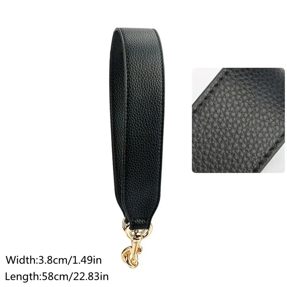 sangle de sac en cuir amovible, poignées de bricolage, sac à bandoulière réglable, large poignée de sac à main environnemental, remplacement de sangle initiée, accessoires