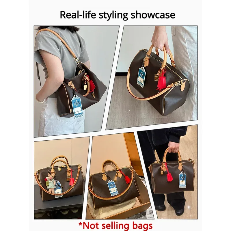 bandoulière en chaîne décorative pour soft speedy 30 trunk25 20, étiquette de bagage à la mode, pas facile à gratter et à décolorer, accessoires de sac