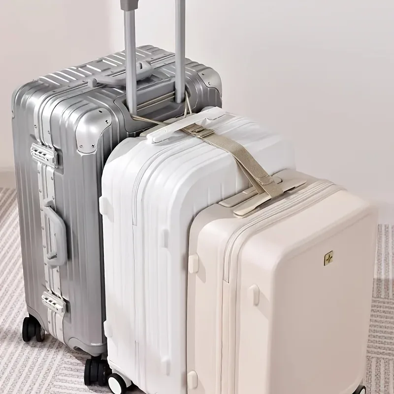 sangle de bagage réglable 2-en-1 avec boucle et verrouillage à dégagement rapide, légère et facile à utiliser, adaptée aux sacs à dos et aux valises.
