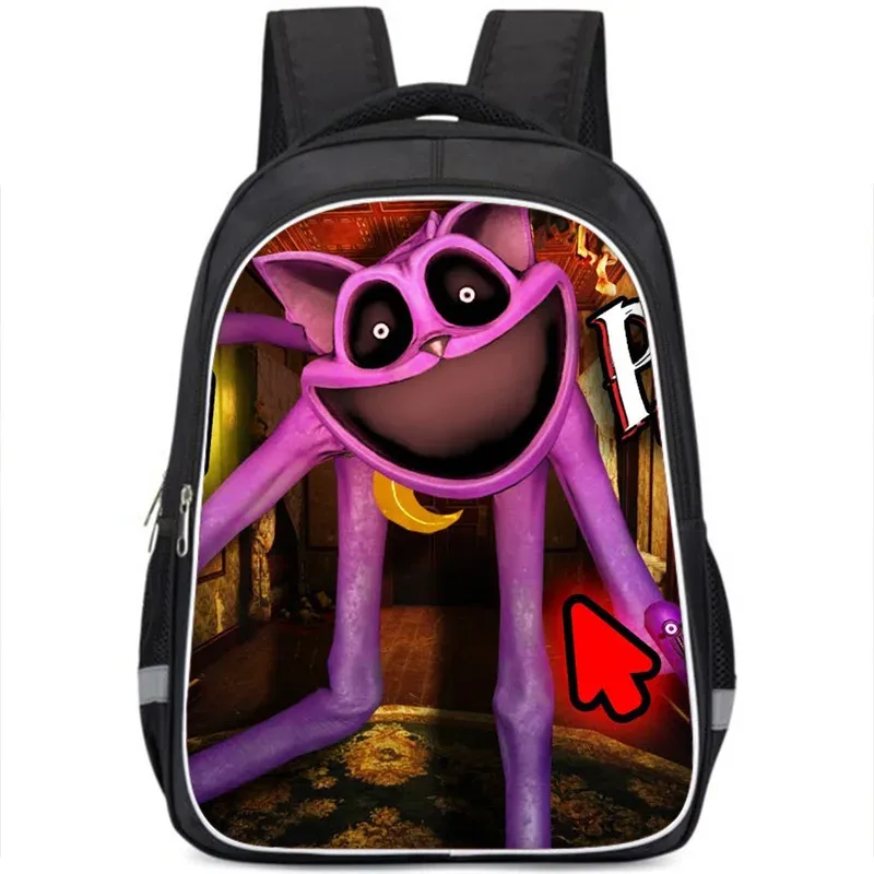 sac à dos smiling critters pour enfants, cartable double couche, cadeau d'anniversaire, sacs d'ordinateur pour étudiants