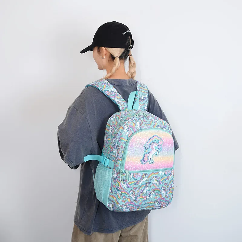sac à dos grande capacité 2026 nouveau style pour filles du collège et du lycée, ensemble de sacs à dos à double bandoulière pour fournitures scolaires