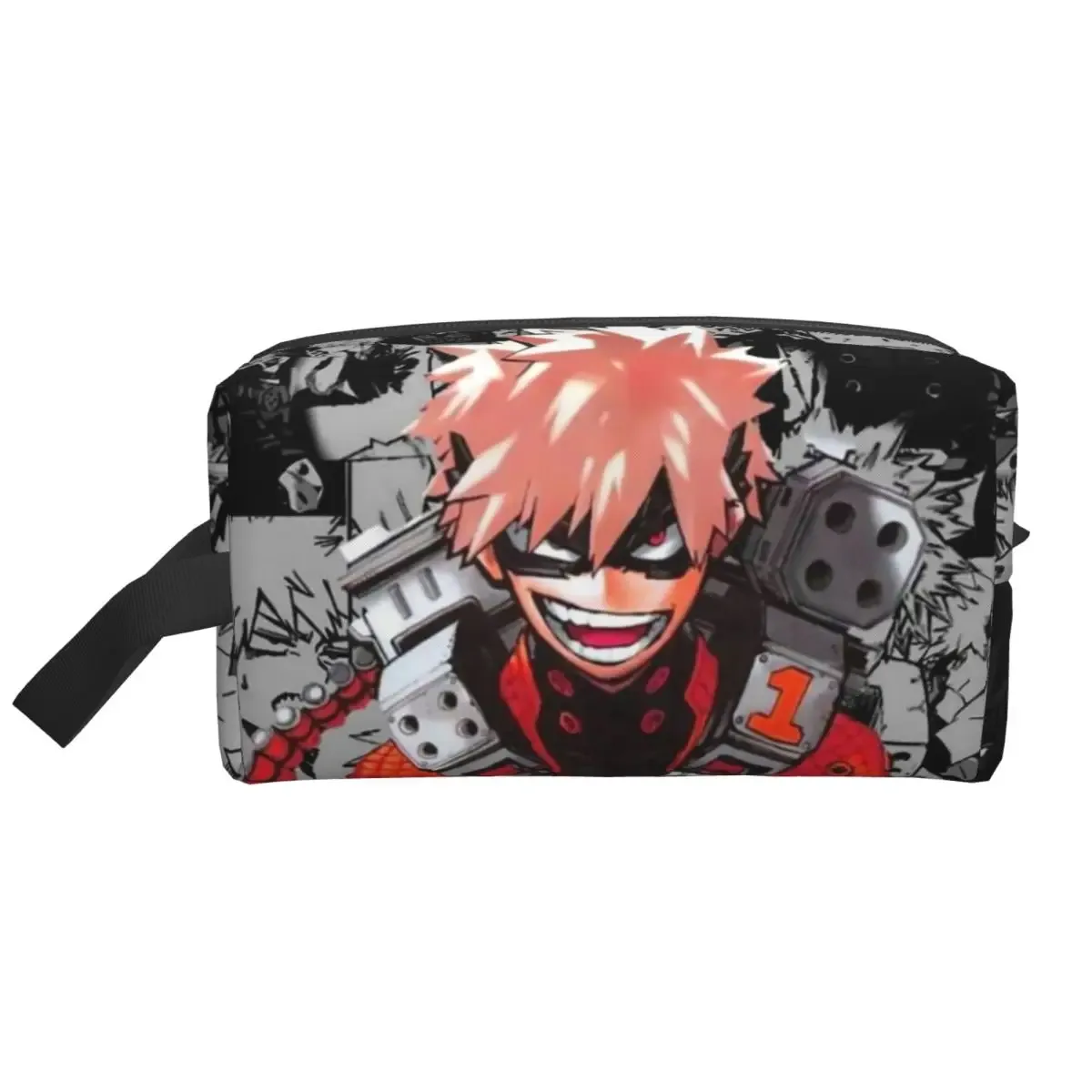 my hero academia – trousse de maquillage, organisateur de cosmétiques, trousse de toilette, trousse à cosmétiques pour femmes, trousse de beauté de voyage, trousse à crayons