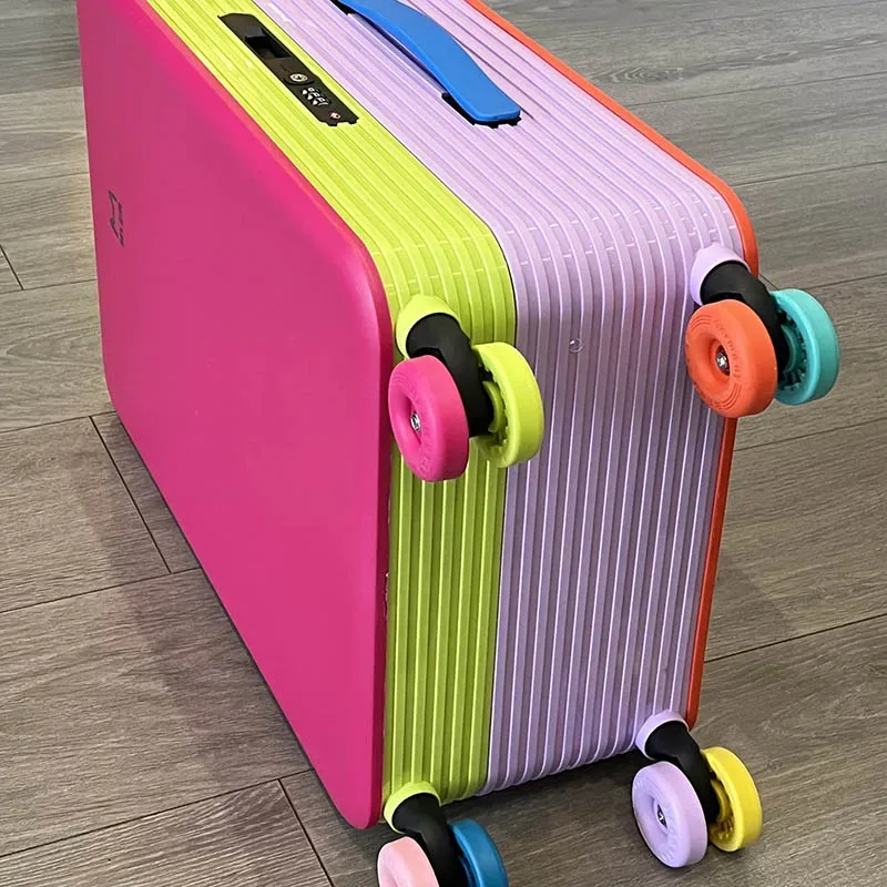 klqdzms valise 20/24 pièces, grande capacité, valise à roulettes, valise de cabine pour femmes, valise à code pour hommes avec roulettes, bagage à roulettes