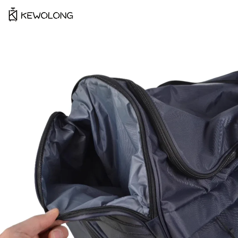 sac polochon à roulettes extra large 32 pouces 36 pouces 40 pouces 45 pouces 48 pouces, mallette de rangement surdimensionnée étanche pour les déplacements en voyage, chariot robuste