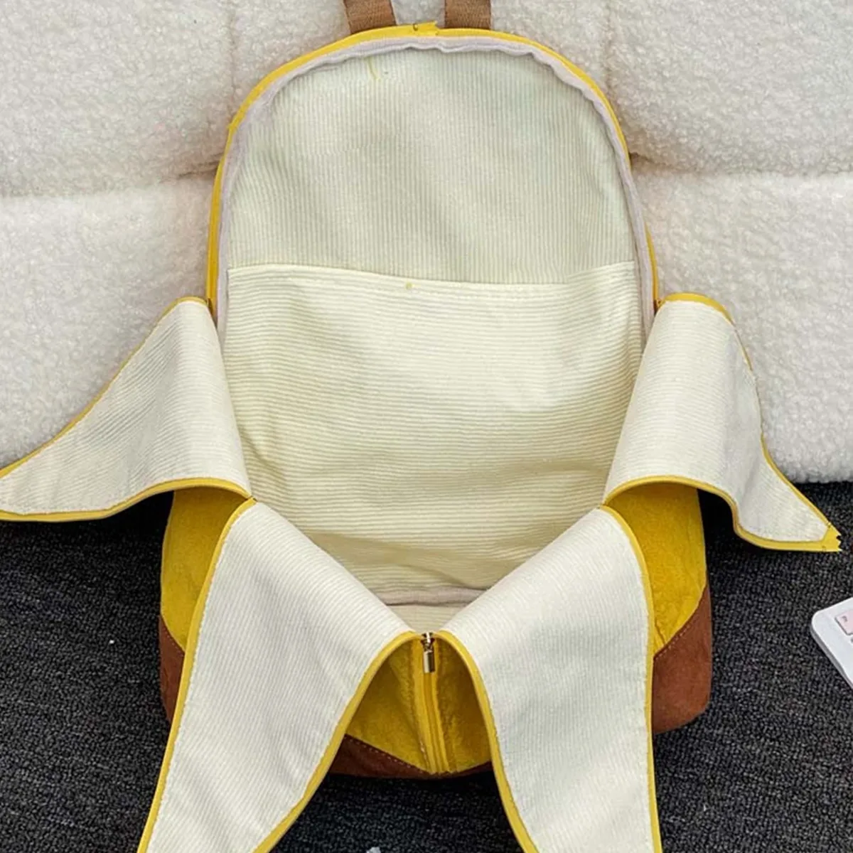 sac à dos banane fantaisie mignon, sac à dos de voyage décontracté léger, petit sac à dos pour filles, idéal pour le shopping et les voyages