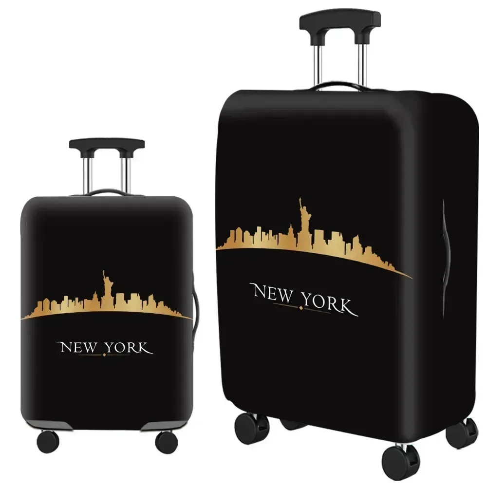 optics elastic world juste de protection pour bagages, fermeture éclair trempée, housses de valise pour sac de 18 à 32 pouces, housse de chariot, accessoires de voyage