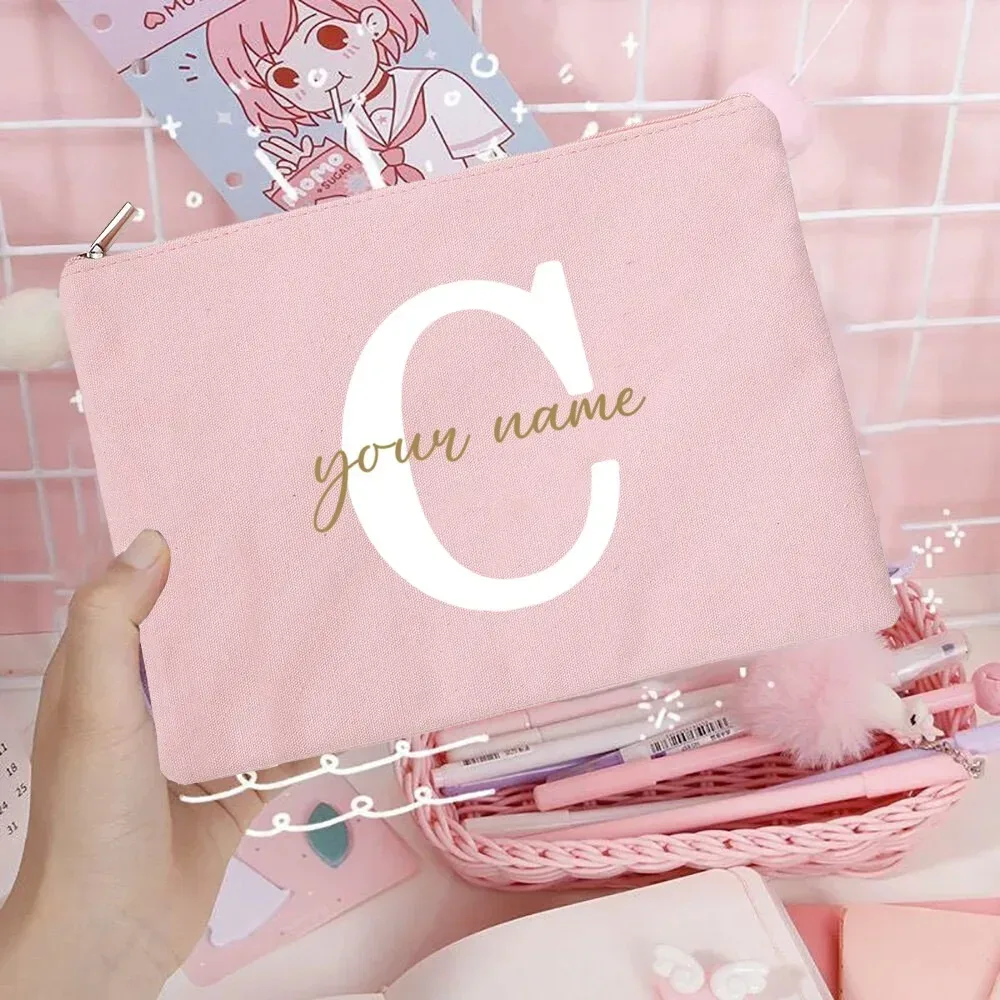 sacs cosmétiques personnalisés avec nom pour demoiselles d'honneur, trousse de maquillage pour filles, trousse de toilette de voyage, cadeaux de mariage et d'anniversaire pour elle
